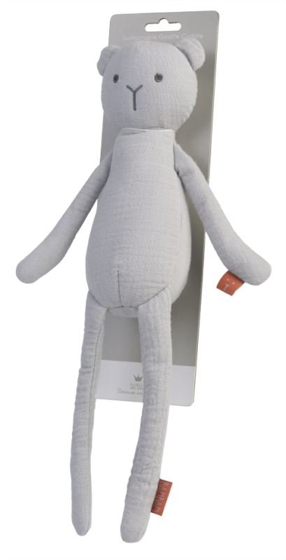 Plüschtier Grau Bär Organic 36 cm